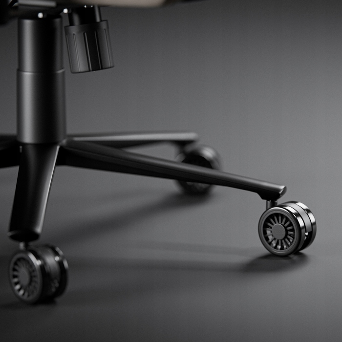 Ігрове крісло Diablo Chairs X-Horn 2.0, тканина, чорно-сіре