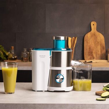 Блендер Cecotec 400W Juice&Fresh 400 Titan White з титановим покриттям, 2 швидкості