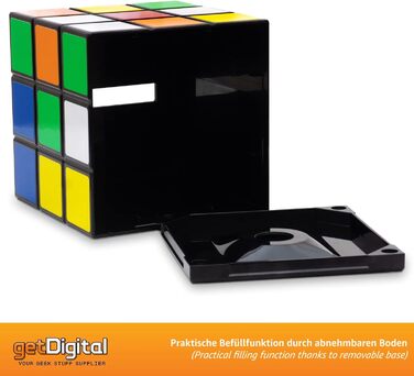 getDigital Magic Cube Tissue Box - Magic Cube Tissue Dispenser, Unusual Decorative Box - Plastic, Colorful, 14 x 14 x 14 cm
