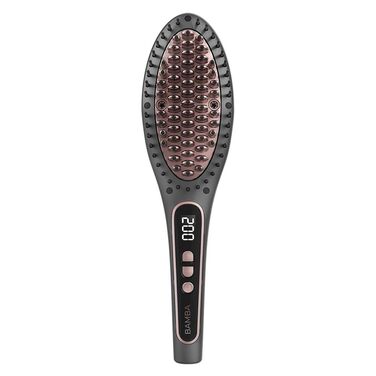 Електрична випрямляч-щітка Cecotec Bamba InstantCare 900 Perfect Brush з кератином та аргановою олією, 61 Вт, регулювання температури, автоматичне вимкнення