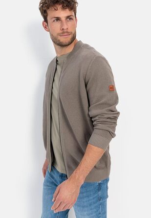 Кардиган чоловічий Camel Active з органічної бавовни, сертифікований (3XL, Rock Grey)