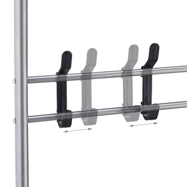 Relaxdays Wardrobe with 2 shoe racks