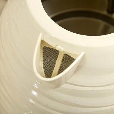 Набір для сніданку HOMCOM: чайник 1.7л, тостер на 4 тости, 2200 Вт, 7 рівнів підсмажування, функція розморожування та підігріву, зйомний піддон для крихт, термостат Otter, бежевий