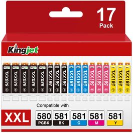 Комплект картриджів XXL для принтера Canon PIXMA PGI-580 та CLI-581 (Multipack) для TR8550, TS6350, TS6150, TS705, TS9550, TS6250, TR7550