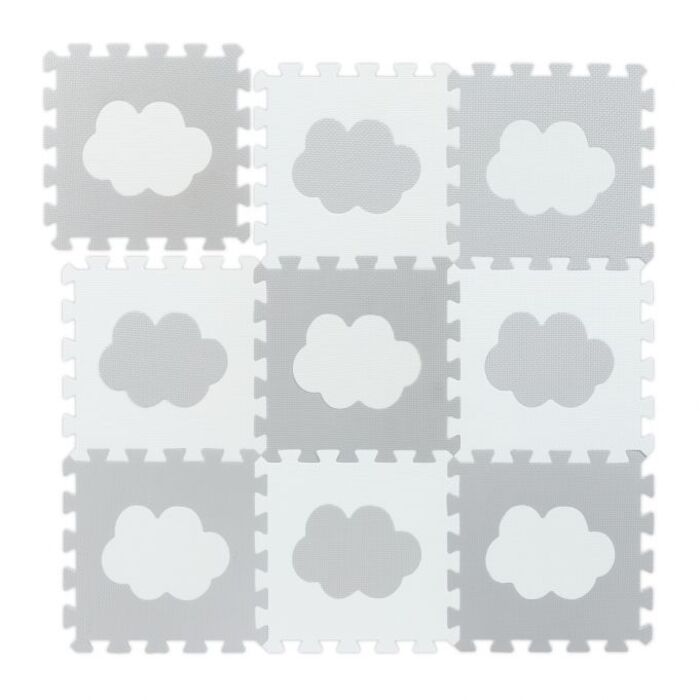 Relaxdays 18-piece Puzzle Mat Cloud