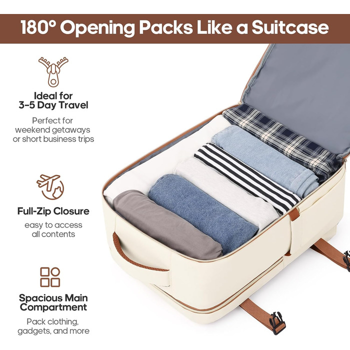 Набір валіз UKEIN 3 шт. з жорсткою PC оболонкою: велика, середня, маленька. Зручний набір валіз для подорожей з TSA замком, спіннерами та рюкзаком для ноутбука. В комплекті: валіза, рюкзак, кульок. Колір: кремовий.