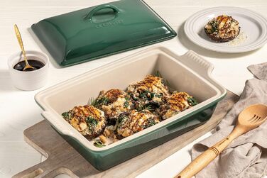 Каструля LeCreuset з керамічним покриттям, червона