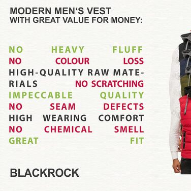 Чоловіча тепла жилетка Blackrock з капюшоном та коміром - Navy (темно-синій)