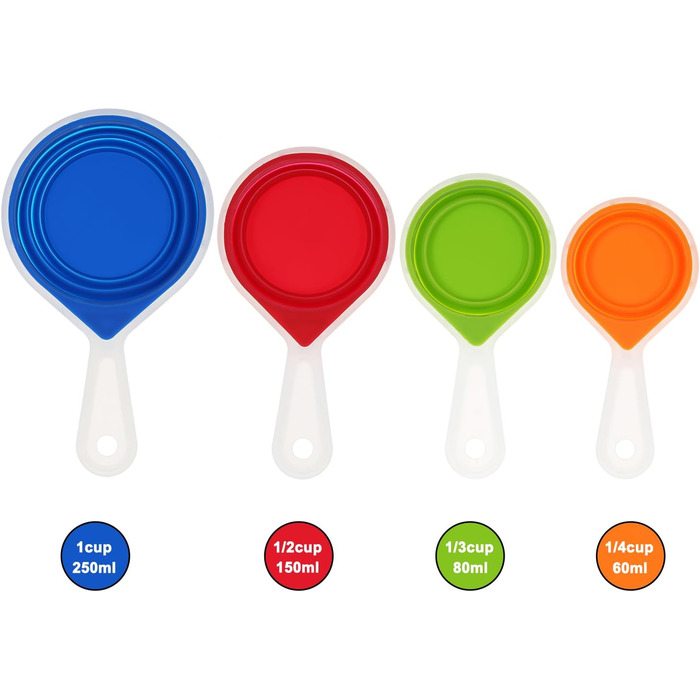 MEASURING_CUP Camping Kitchen Accessories, Measuring Cup and Spoon Set