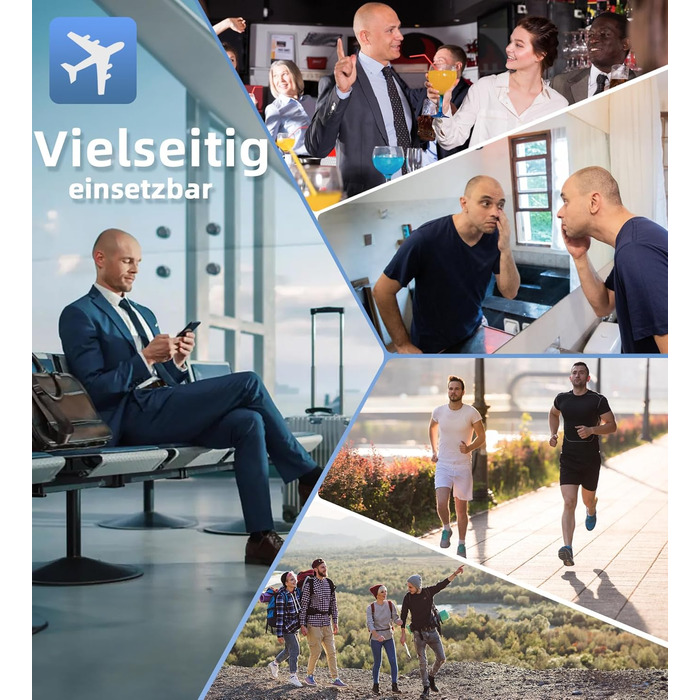 Електричний голкострум для чоловіків Luctry Glatzen Rasierer, 5D голкострум для чоловіків з лисою головою, водонепроникний IPX7, темно-зелений