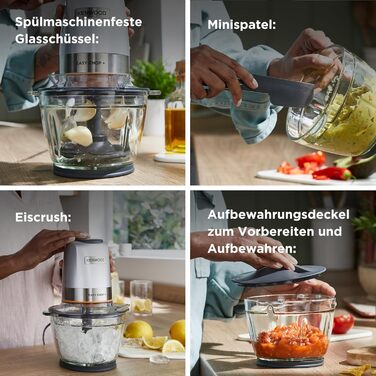 Електричний міні-подрібнювач Kenwood Easy Chop CHP61.100WH, білий (0,6 л, 500 Вт)