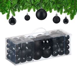 Relaxdays Set of 76 Christmas Baubles