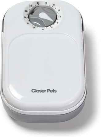 Автоматичний годівниця для котів та маленьких собак Closer Pets C100 з таймером – до 400 г, з нержавіючою чашею
