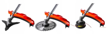 Бензиновий тример Schwarztools 7 KM, різальна ширина 42 см, вага 6,5 кг
