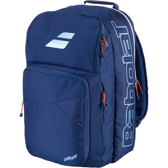 Babolat Kids Tennis Bag - Blue/White/Pink - 2 Compartment with Accessory Pocket