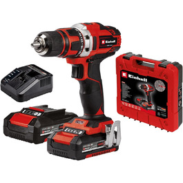 Акумуляторний дриль-шуруповерт Einhell TE-CD 18/40 Li-Solo Power X-Change (18 В, 40 Нм, 21 ступінь, 2 швидкості, LED-підсвітка) без акумулятора та зарядного пристрою