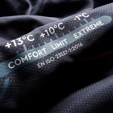 Спальний мішок Tambu Mumienschlafsack 80x210см - компактний - літо, осінь та зима. Теплий спальний мішок для кемпінгу, подорожей та фестивалів. PFC-free (Синьо-осінній)