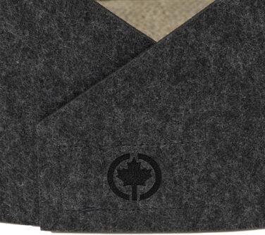 Кігтеточка для котів Owen XL – діаметр 50 см, сірий, філц, з картонною основою