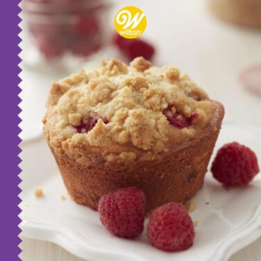 Wilton Jumbo Muffin Pan, Recipe Right, Non-Stick, Standard, 6 Cup, 2-Pack