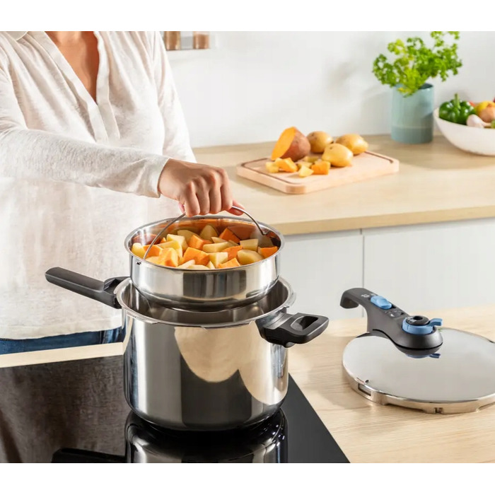 Мультипільча-скороварка Tefal, 6 л, чорна