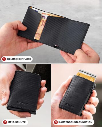 SF SCOFIELD Duality Magflip Premium Slim Wallet | Card Holder for 9-10 Cards | Card Wallet | Men's Wallet | RFID Protection | Credit Card Holder | Smart Wallet | Wallets for Men | Wallet