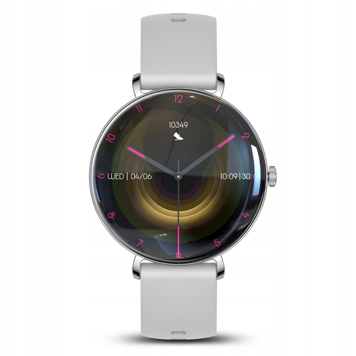 Смарт-годинник JG Smart PRESTIGE AMOLED для жінок, сріблястий