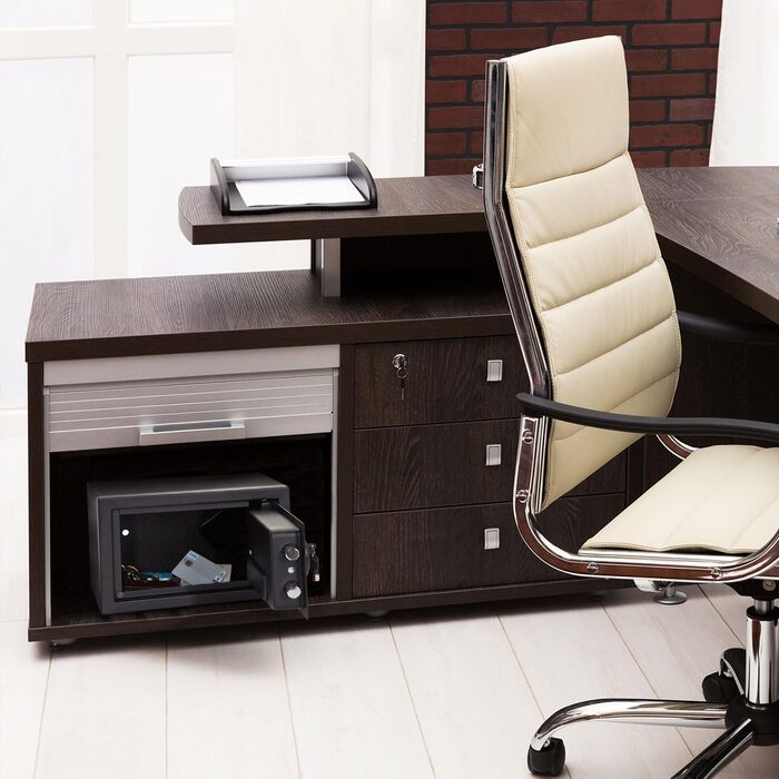 Офісний сейф Tresor COMPACT III з цифровим замком, 8.5 л, сталевий, чорний, 20x31x20 см