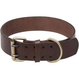 Нашийник для собак з м'якої натуральної шкіри, універсальний розмір M (XL)