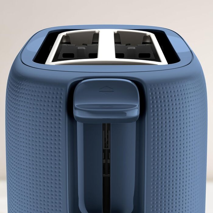 Tefal TT2M14 Morning Toaster | Two-Slot | Elegant Design | Bun Warmer | 7 Browning Levels | Extra-Wide Slots | Stop Function | Wanted Blue