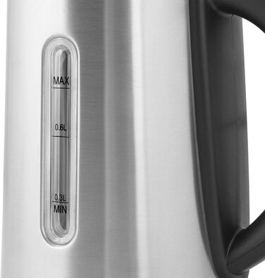 Електричний чайник Orbegozo KT 6022, 0.8 л, нержавіюча сталь, автовимкнення, швидке кип'ятіння