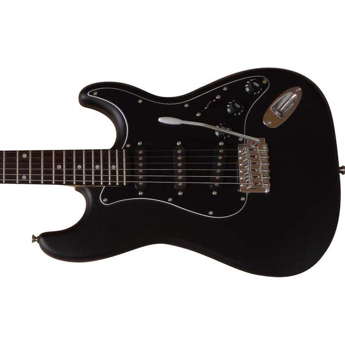 Електрогітара GW25 - комплект з підсилювачем 45W, чохол, струни, медіатор (3 шт), матова чорна