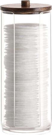 Набір для зняття макіяжу Tecbeauty Wattepad: органайзер, баночка для ватних дисків, дерев'яний ковпачок, скло