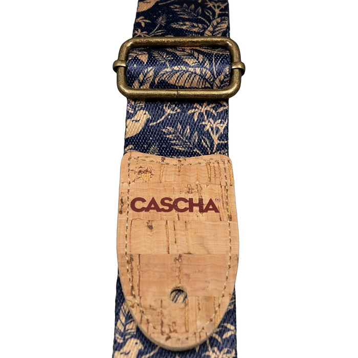 Веганський гітарний ремінь Cascha Midnight Birds - Яскравий та екологічний ремінь для гітари та укулеле