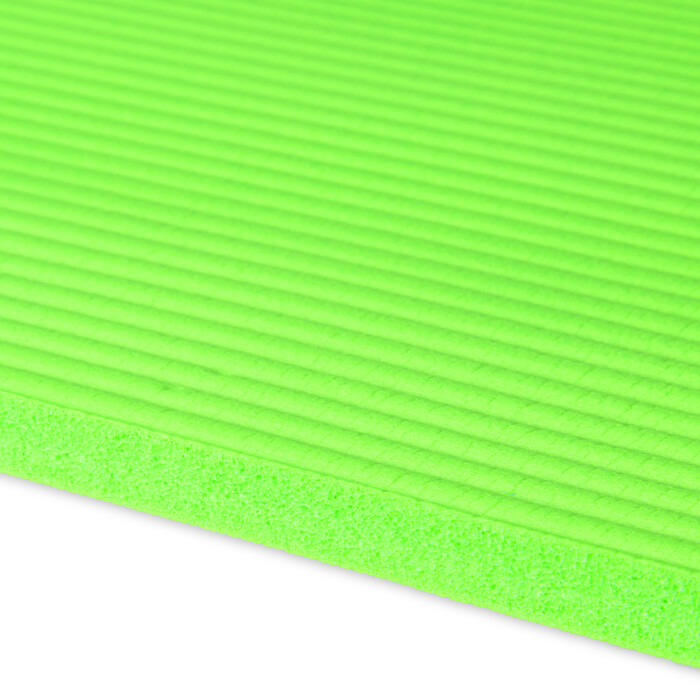 Relaxdays Yoga Mat, 1 cm thick, solid color