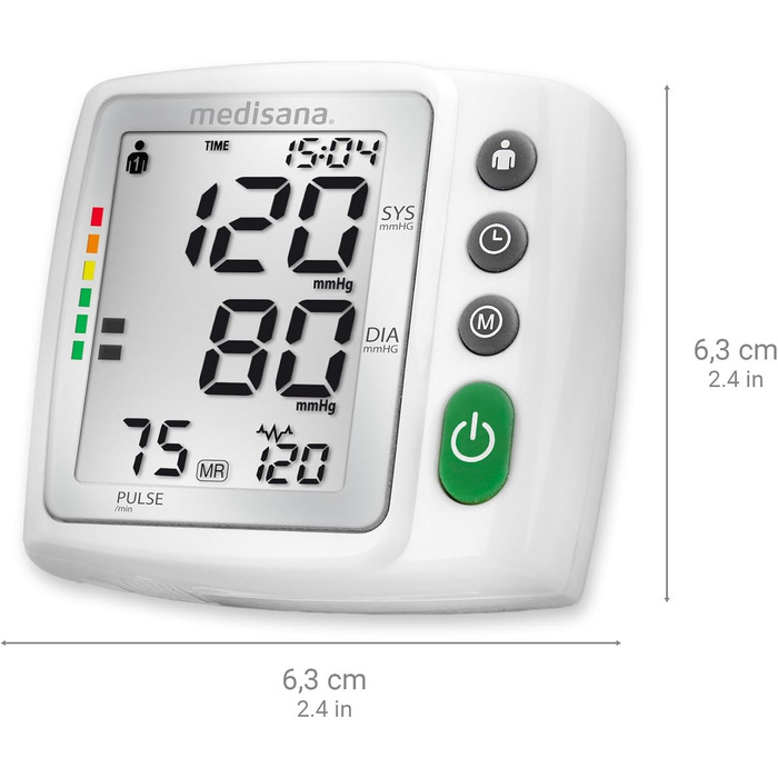 Тонометр на зап'ястя Medisana BW 315: точний вимір артеріального тиску та пульсу, функція виявлення аритмії, пам'ять