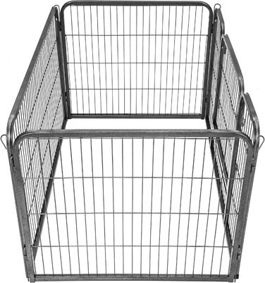Тектейк вольєр для цуценят, 60 см, 8 грат, чорний - 402502