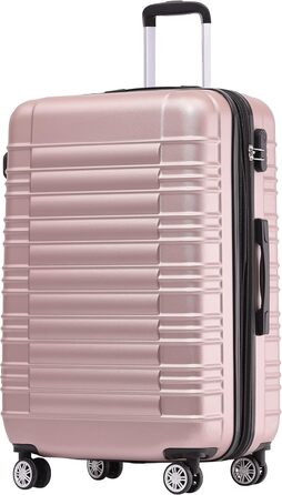 Набір валіз Beibye Zwillingsrollen: чорний (M) та рожеве золото (M)