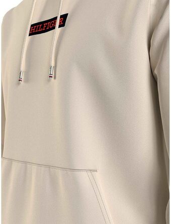 Чоловіча толстовка-худі Tommy Hilfiger Monotype Box Hoody бежевого кольору (Calico), розмір XS