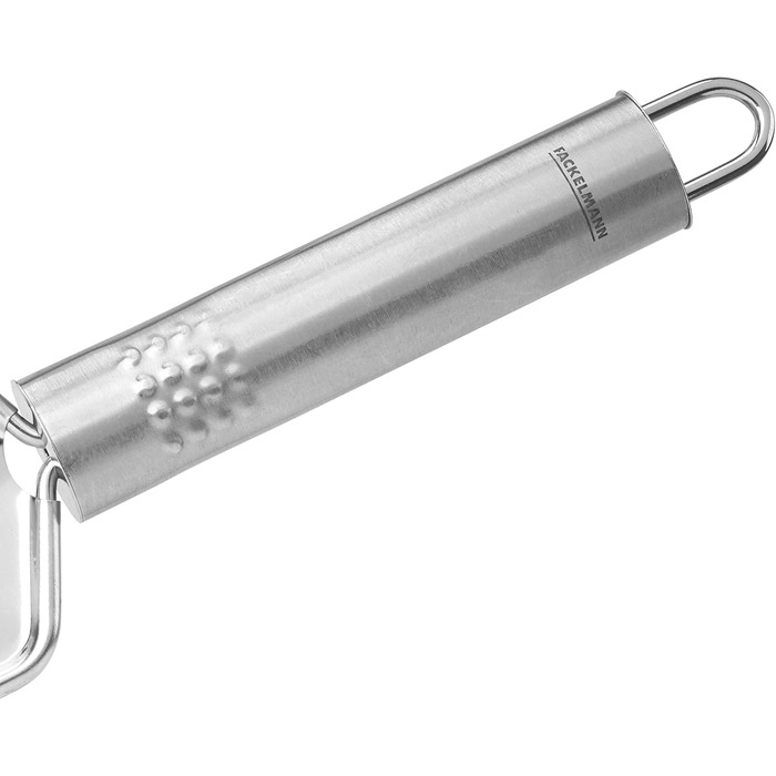 Подрібнювач часнику Fackelmann OVALGRIFF з нержавіючої сталі, ергономічна ручка, сріблястий, 1 шт.