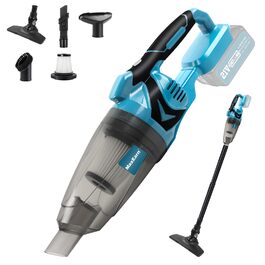Акумуляторний пилосос Makita 18V: портативний ручний пилосос 140W 10500Pa з 4 насадками для дому та авто (без акумулятора)