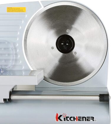 Kitchener Heavy Duty Electric Meat Slicer - 19cm / 230V All-in-One Food Slicer