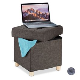 Relaxdays Ottoman з місцем для зберігання речей