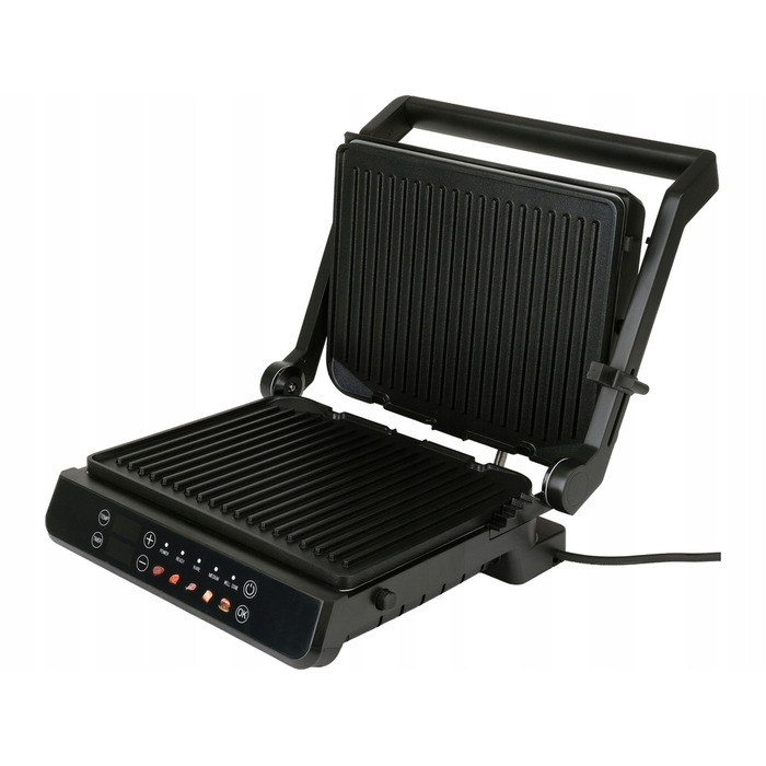Складаний електричний гриль Lund 67440, чорний, 2000 Вт