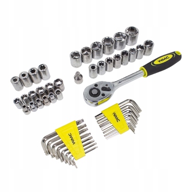 Набір інструментів WMC Tools 128 предметів, торцеві головки 1/4
