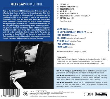 Miles Davis Kind of Blue – Вінілова платівка LP (оригінальне видання)