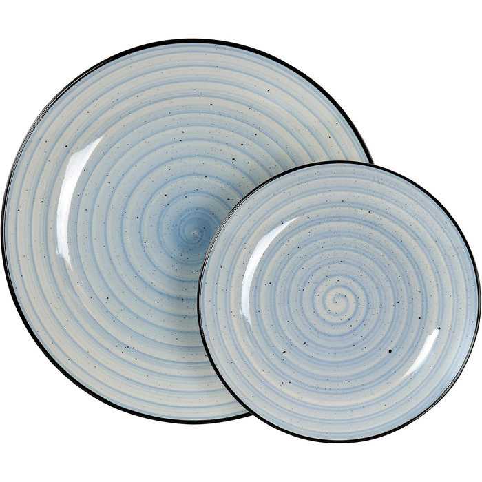 Elama Gia Сервіз столовий керамічний, 24-частини, світло-блакитний