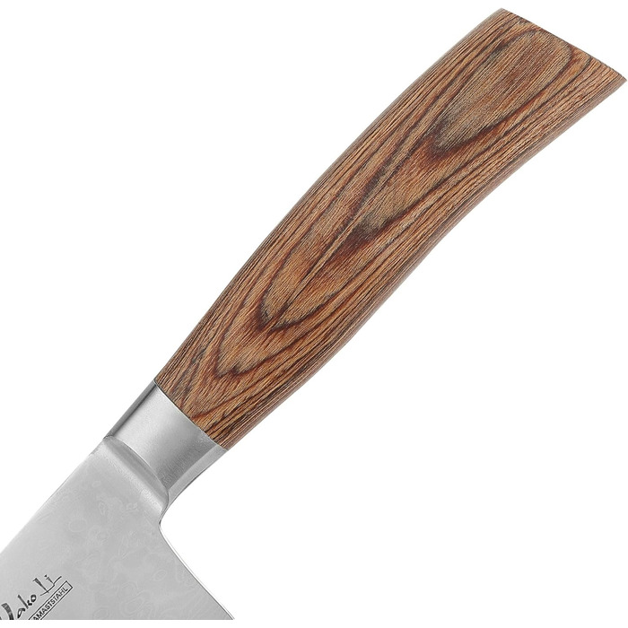 Ніж Wakoli EDIB Pro Kiritsuke Дамаск (VG10) 20 см – Кухонний ніж для нарізки, подарункова коробка