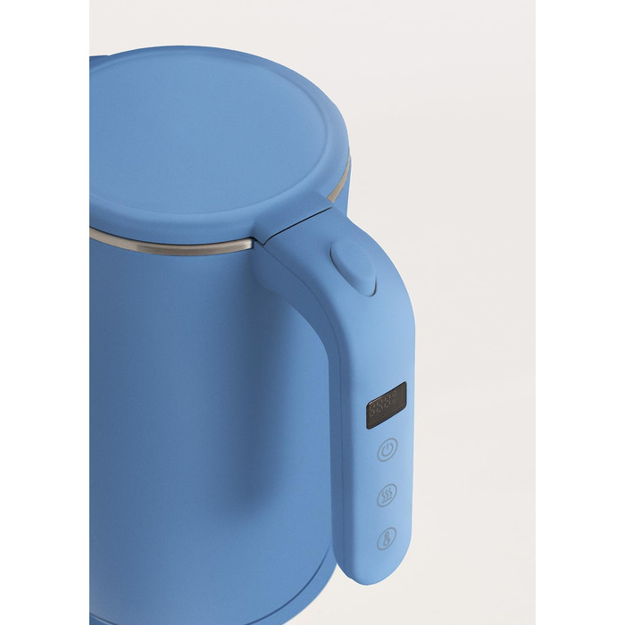 Електричний чайник CREATE STUDIO PRO 1 л з регулюванням температури, підігрівом, кабелем та автовимкненням (Кобальтовий)