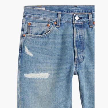 Джинси Levi's 501 Original Fit чоловічі, класичний крій, синій денім