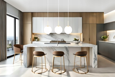 Підвісна люстра Elko-Lighting Milo Gold на 3 цоколі E27